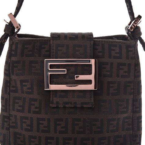 fendi mini bag brown|Fendi zucchino mini bag.